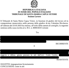 Alterco sul luogo di lavoro, legittimo il licenziamento